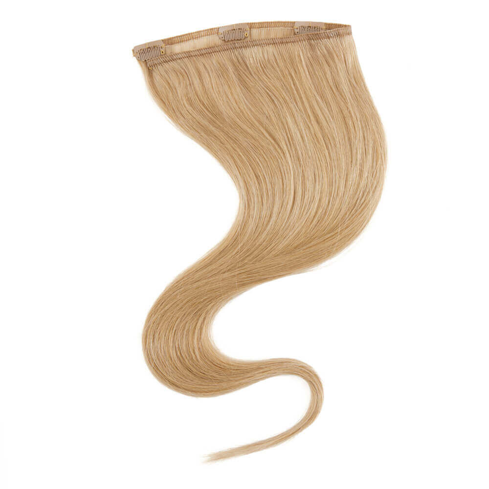 Wildest Dreams 100% Human Hair Clip-In Extensions, Single Weft, 18 inch/21g - 14 Natural Ash Blonde