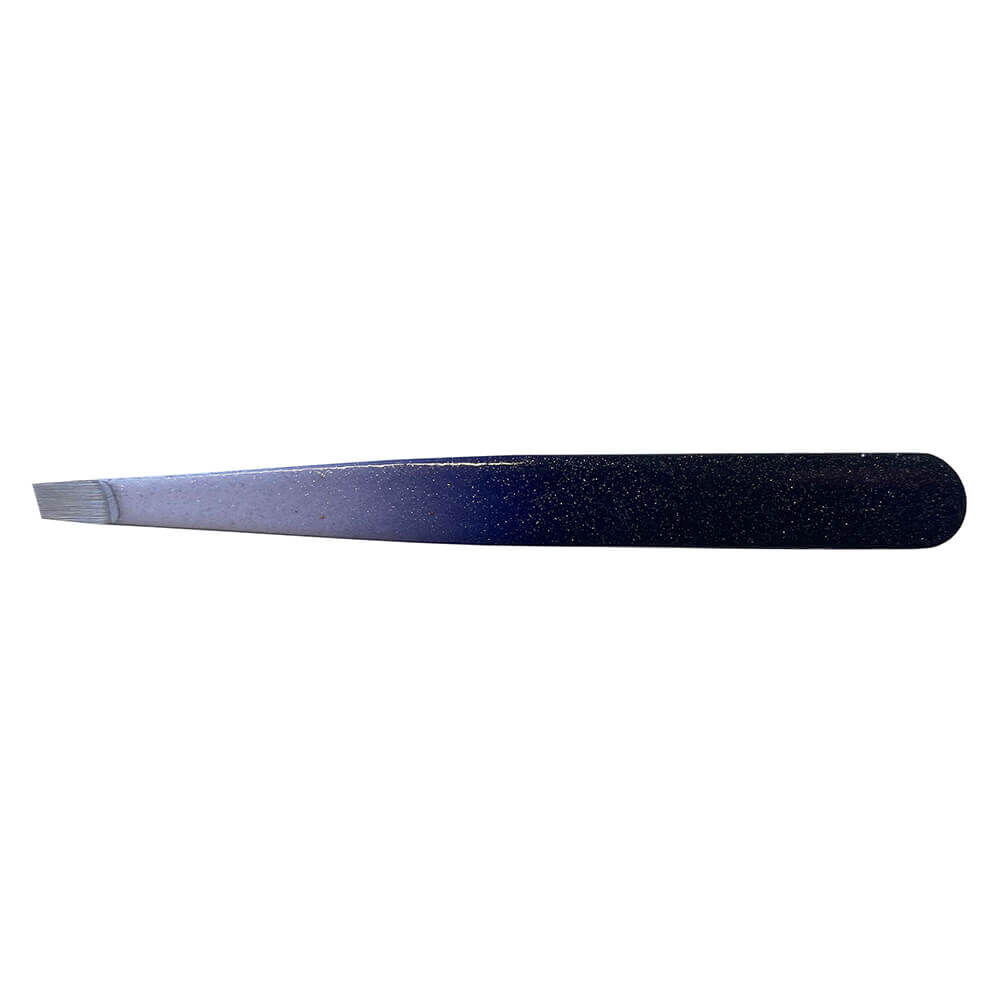 GlamTech Ombre Slanted Tip Tweezer Navy Blue Tweezers & Eyelash