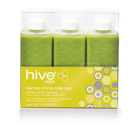 Hive of Beauty Tea Tree Crème Roller Wax Refill Cartridges, Pack of 6 x 80g
