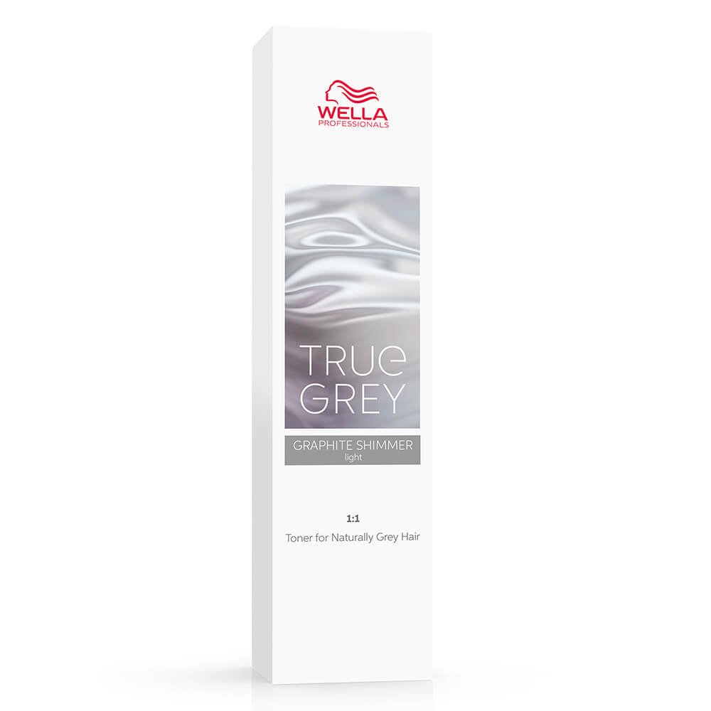 Wella True Grey Erfahrungen Wella True Grey Cream Toner - Graphite Shimmer Light 60ml | Semi/Demi Permanent Hair Colour | Salon Services