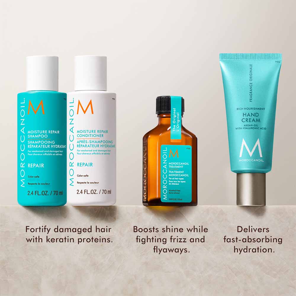 Moroccanoil Moisture Travel Set | Shampoo | Salon Services