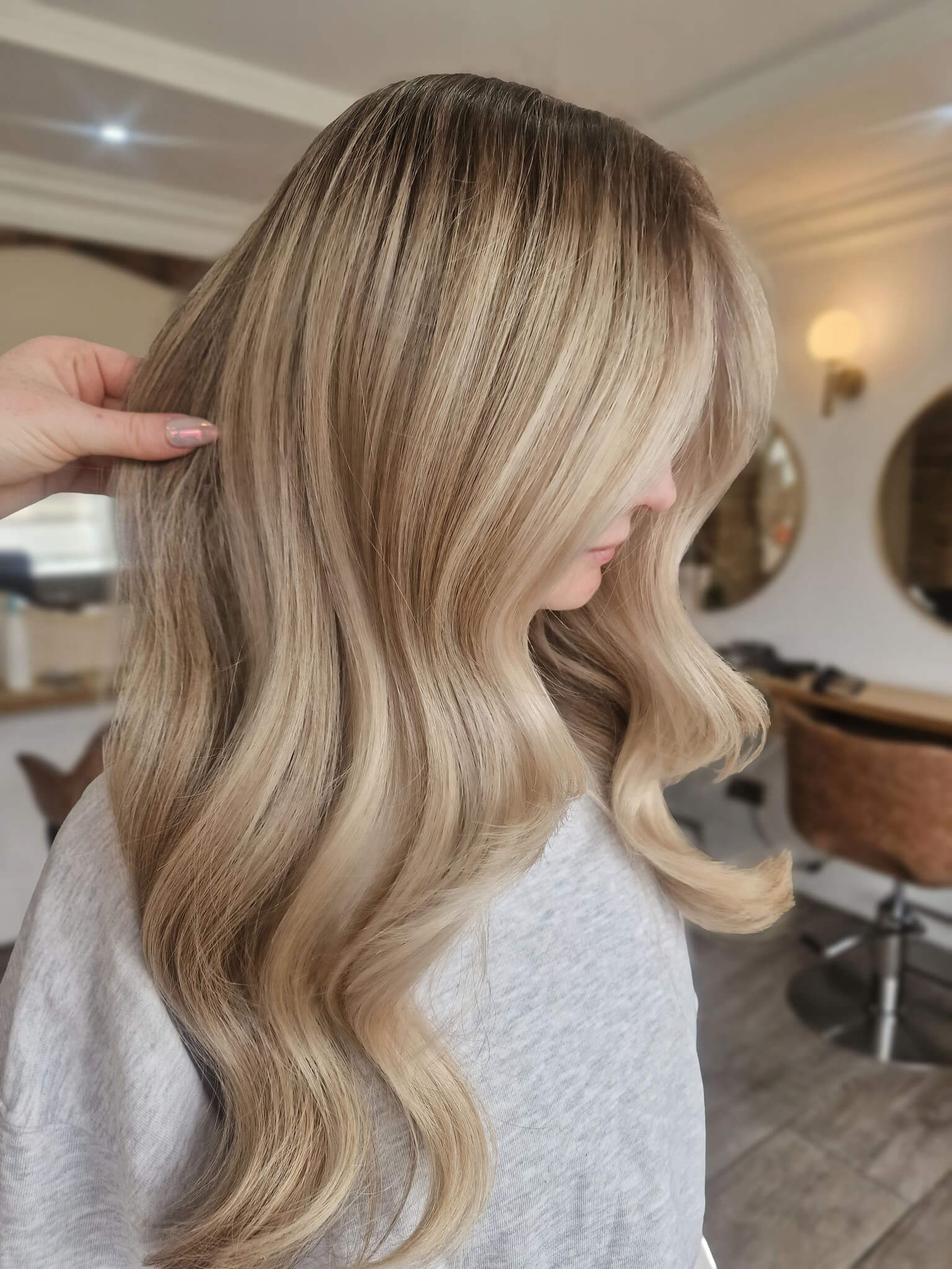 XP100 blonde hair results with highlights