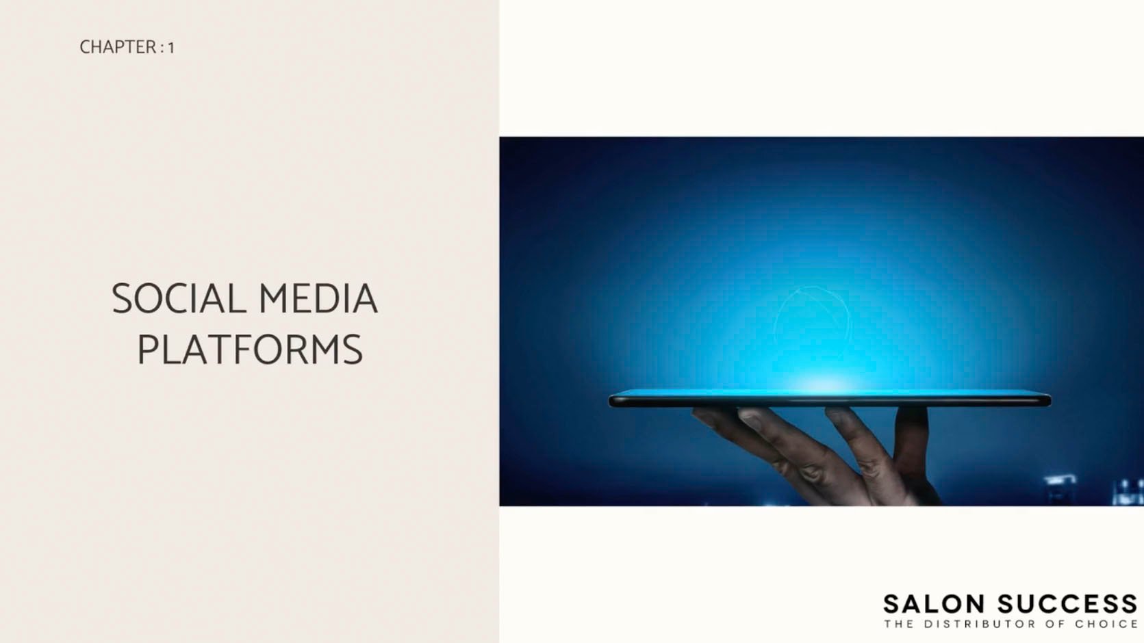Social Media Platforms Chapter 1