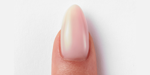Light pink nails with Gellux Builder Gel