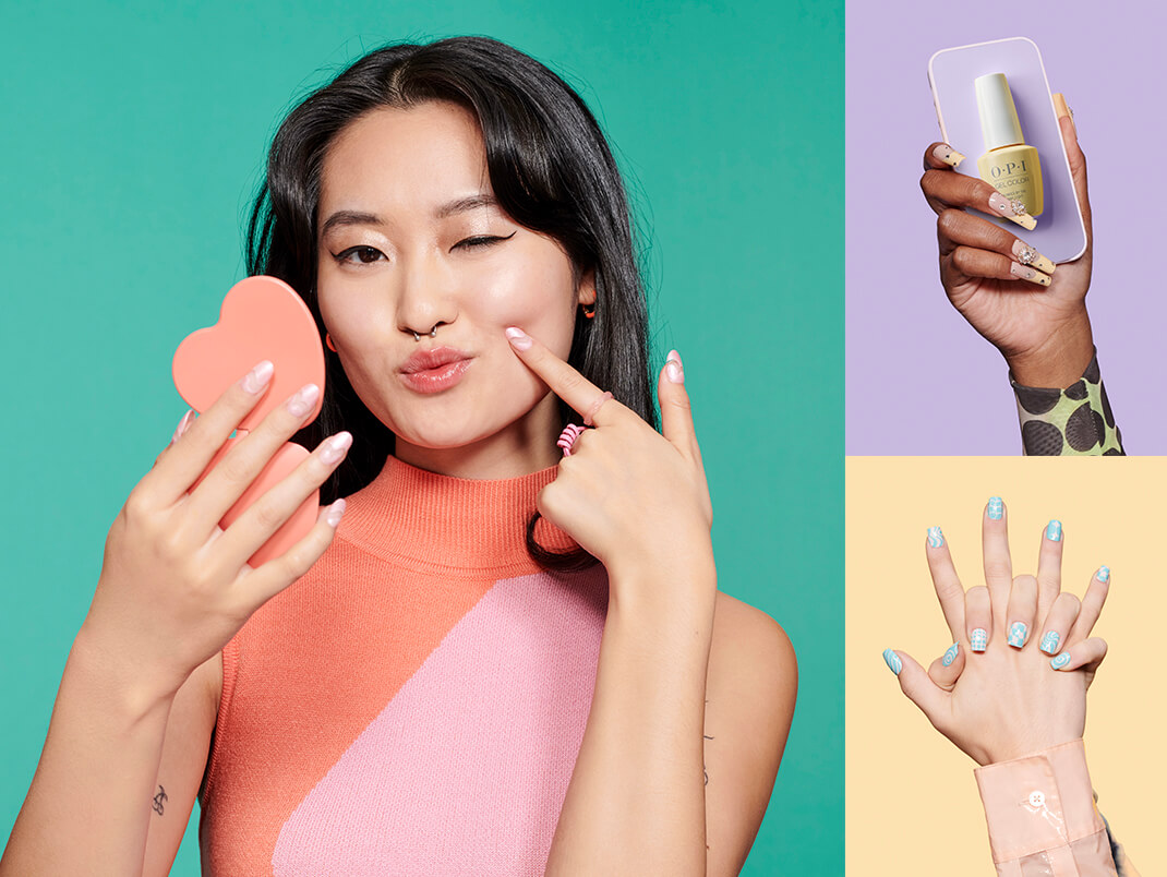 Express yourself with OPI Spring 2023 Collection, 'me myself and OPI', Welcome to the colourverse of self expression from cremes to shimmer and pearls, show off your mani skills this spring across Gelcolor, Infinite Shine and Nail Lacquer.