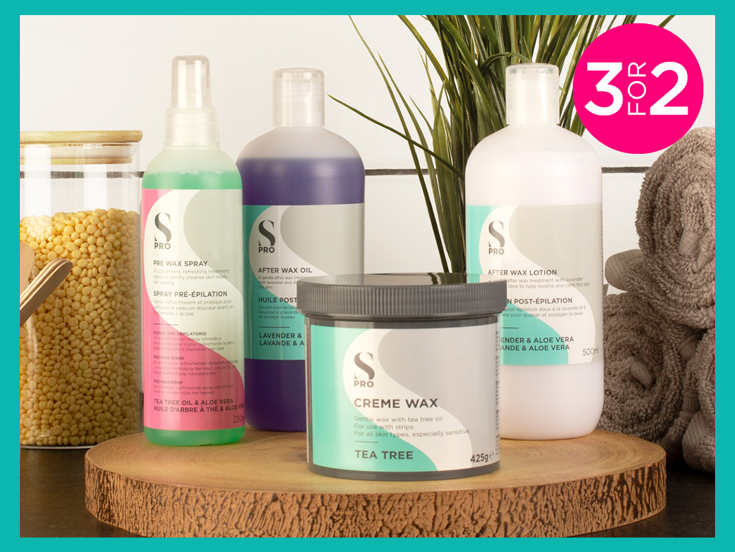 3 for 2 across S-PRO Waxing Range
