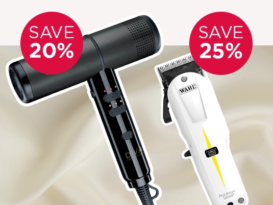 Shop fantastic savings on selected hair styling electrical lines. Including favourite brands like Wahl, Diva and Babyliss.