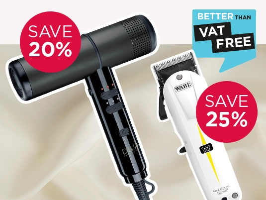 Shop fantastic savings on selected hair styling electrical lines. Including favourite brands like Wahl, Diva and Babyliss.