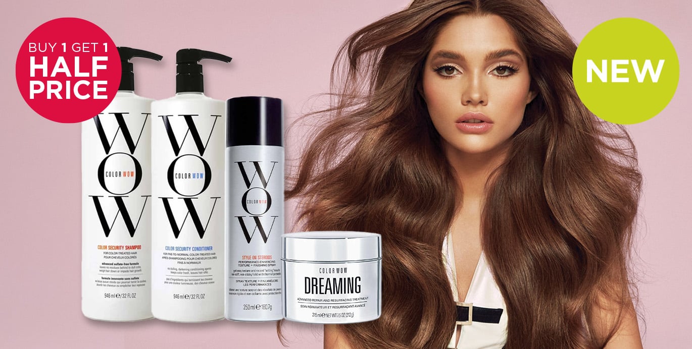 Shop and save on award winning hair care and styling from Color Wow.