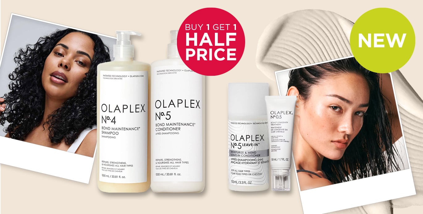 Shop the new Olaplex No.4F & No.5F Shampoo & Conditioner for fine hair.
