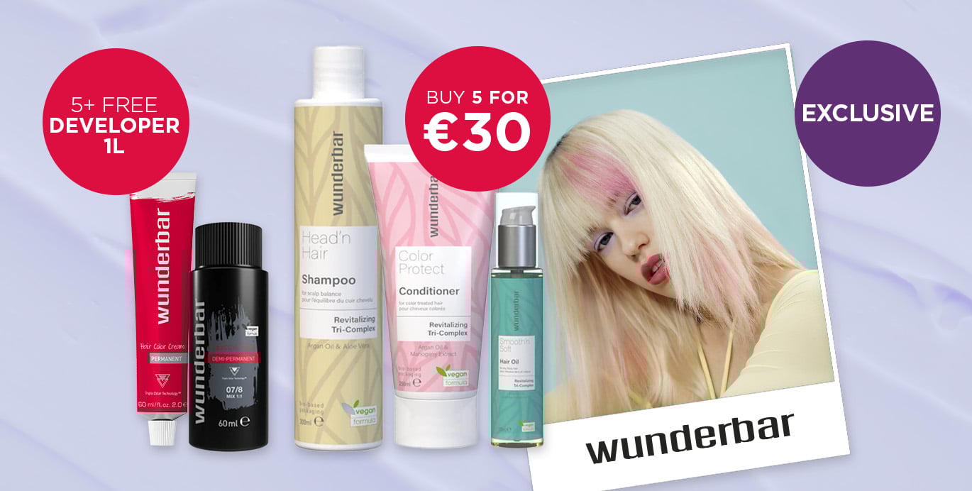 Transform your hair for less with offers on Wunderbar hair dye, care and styling products.