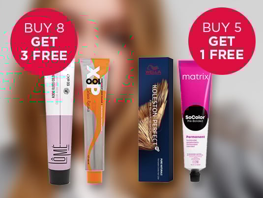 Shop professional hair dye offers on the best salon brands including Wella, L'Oréal, Schwarzkopf and Redken.