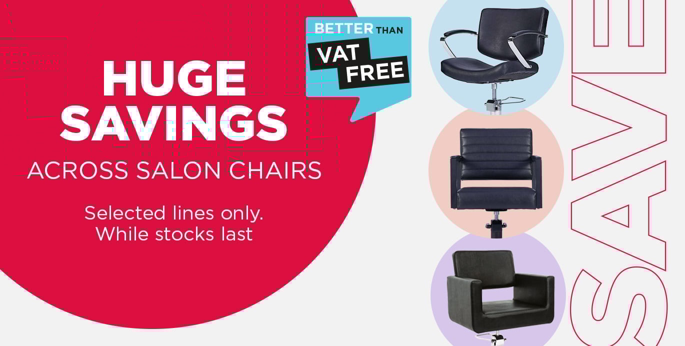 Save up to 50% off on selected Salon Chairs