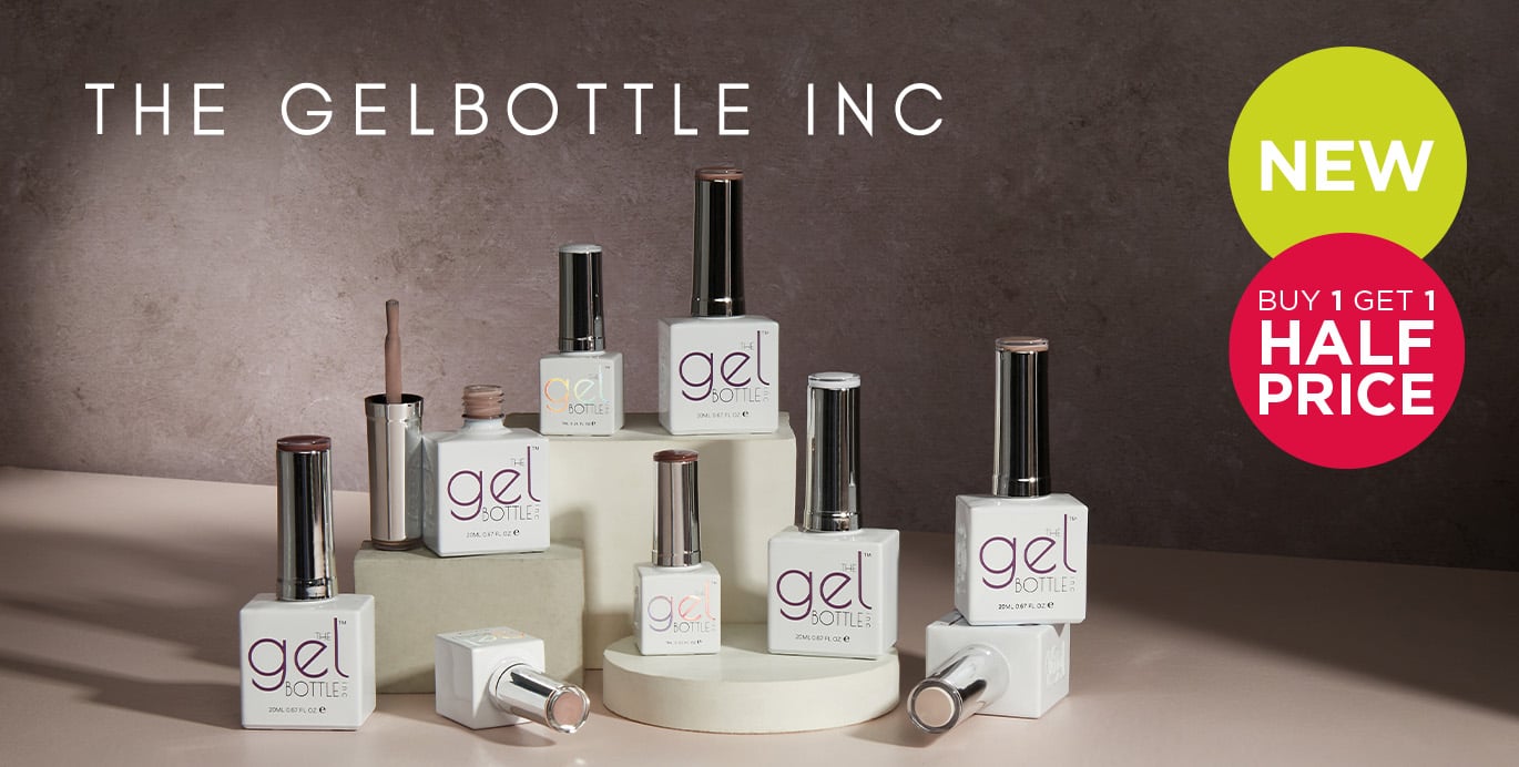 Buy 1 get 1 half price across The GelBottle Inc Builder Gel & Gel Polishes