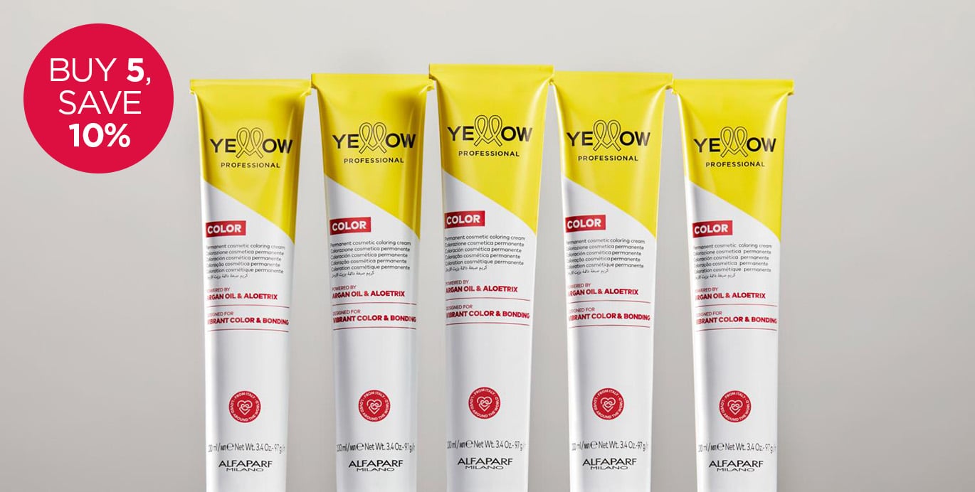 Shop Yellow Professional hair care, colour and styling products.