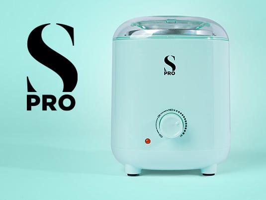Free S-Pro Mini Wax Heater when you spend £/€60 or more on beauty products