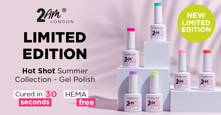 2AM London Hot Shot Summer Gel Polish group image 