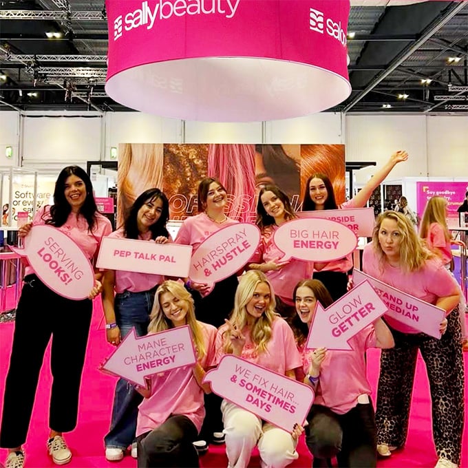 Salon Services x Sally Beauty team at Salon International