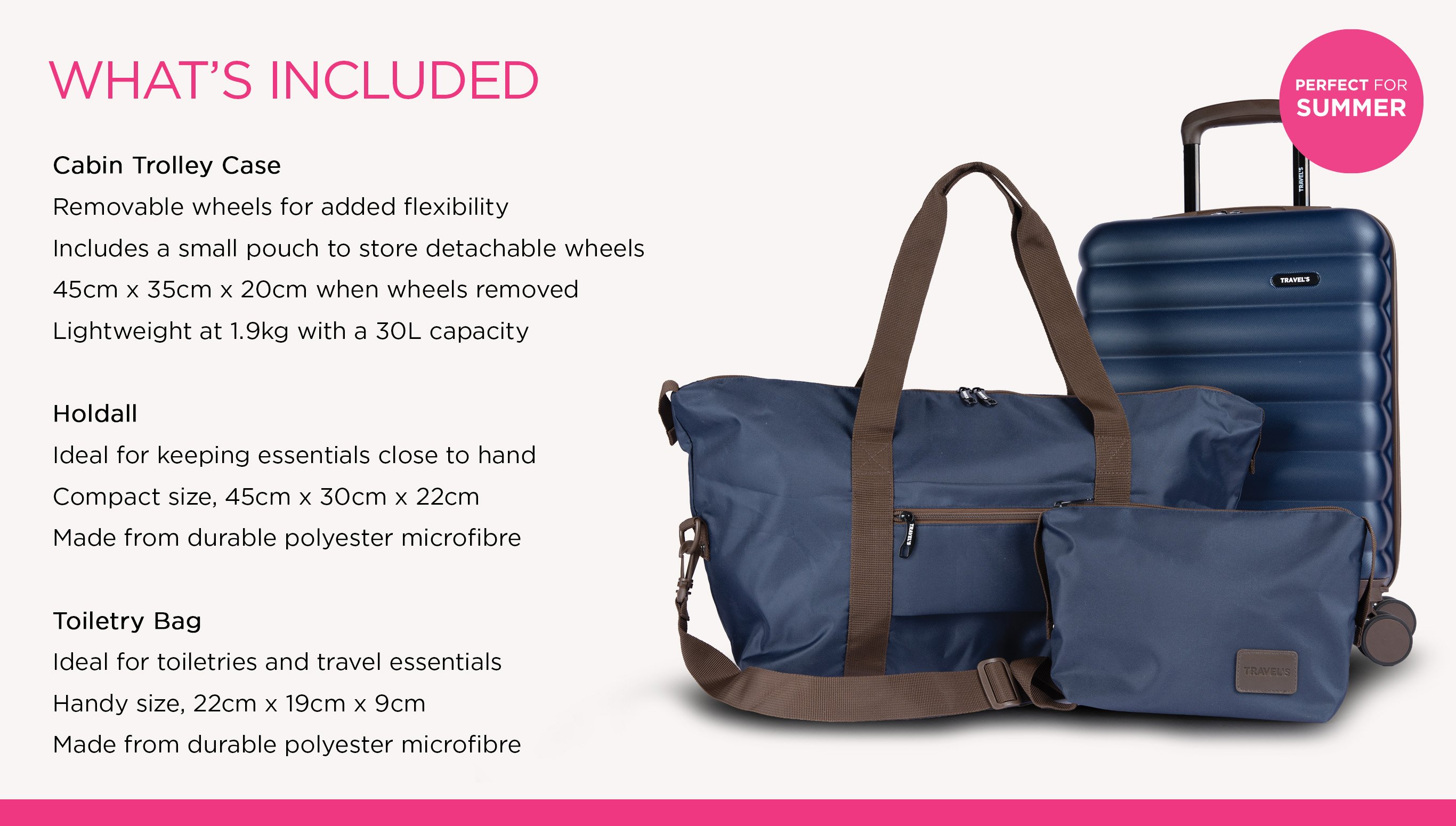 GWP Travel Set Included