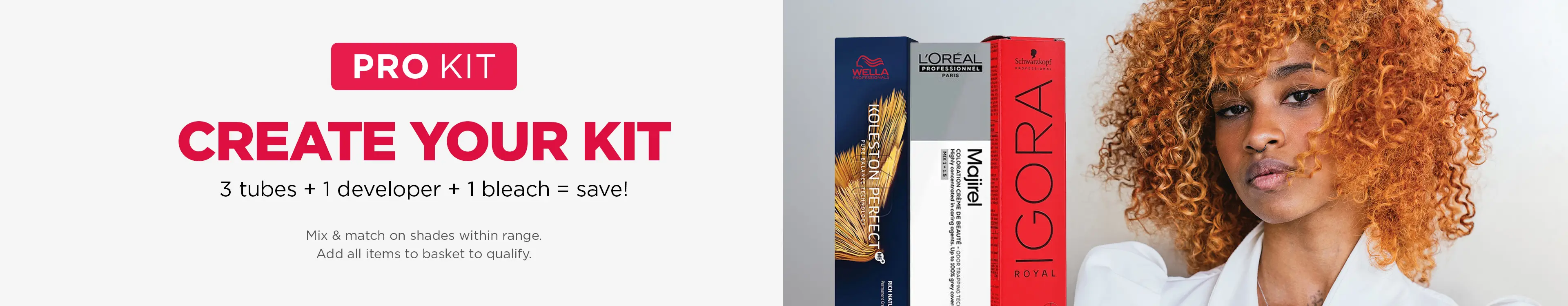 Create your hair colour kit