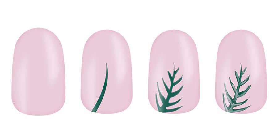 How To Create Palm Tree Nail Art With OPI Hollywood 