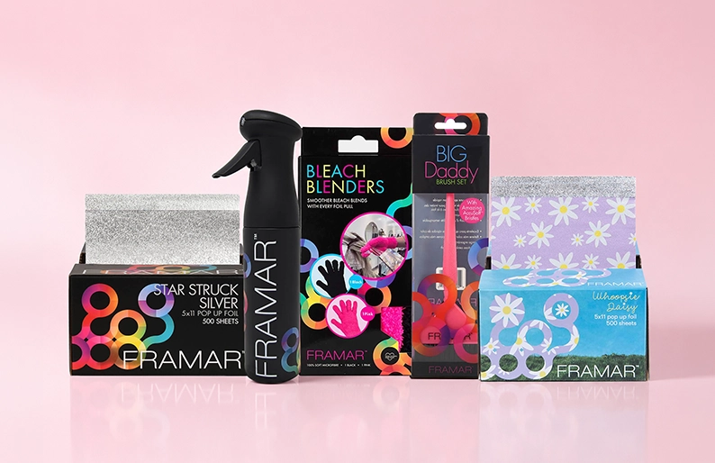 Buy 1 Get 1 half price on Framar hair foils and colour tools.