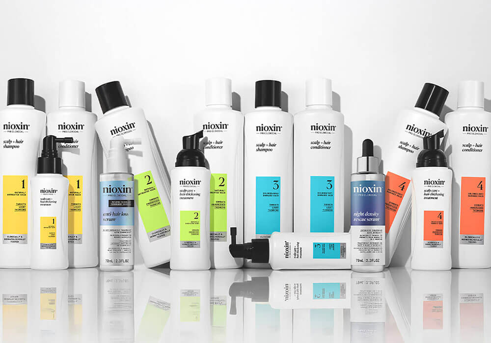 image of Nioxin hair loss systems
