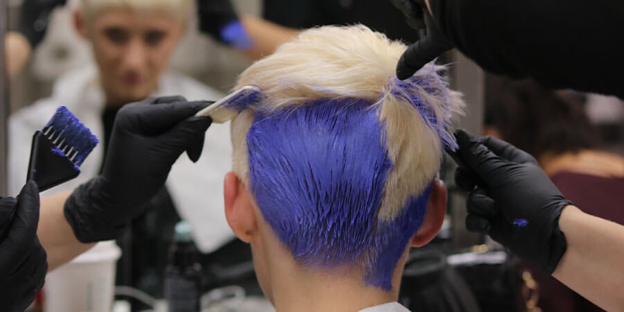 Get the look: Wunderbar creative violet hair