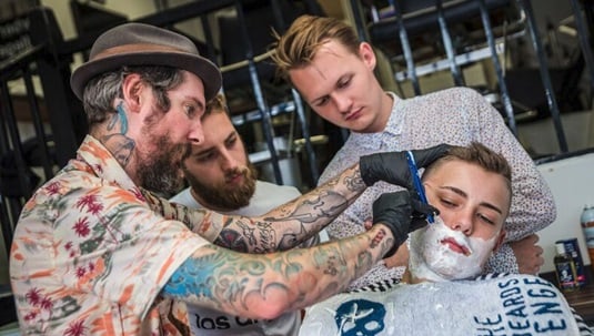 Master a cut throat razor shave