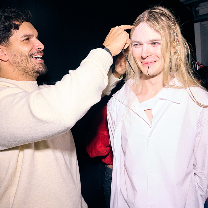 Wei Kuo London Fashion Week Hair Styling