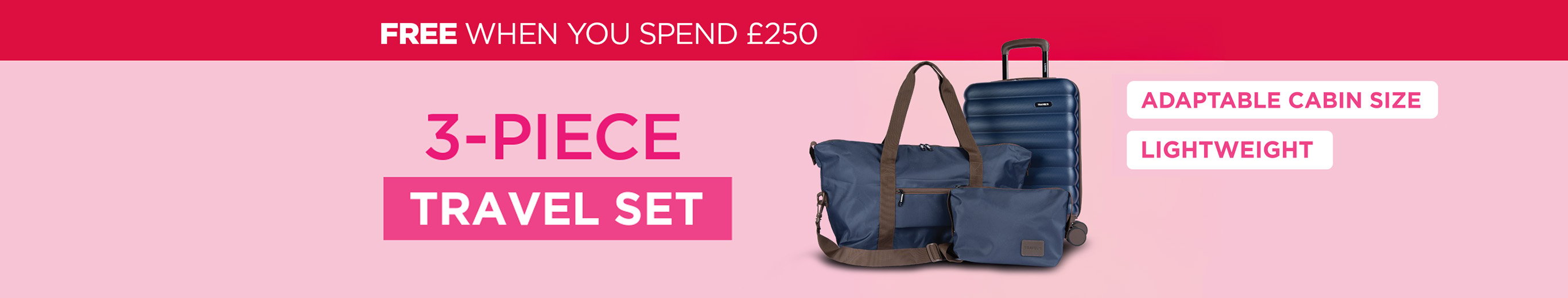 Gift with Purchase Travel Luggage Set