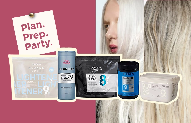 Save up to 30% on bleach & peroxide from Schwarzkopf BlondMe, L'Oréal Blond Studio and more.