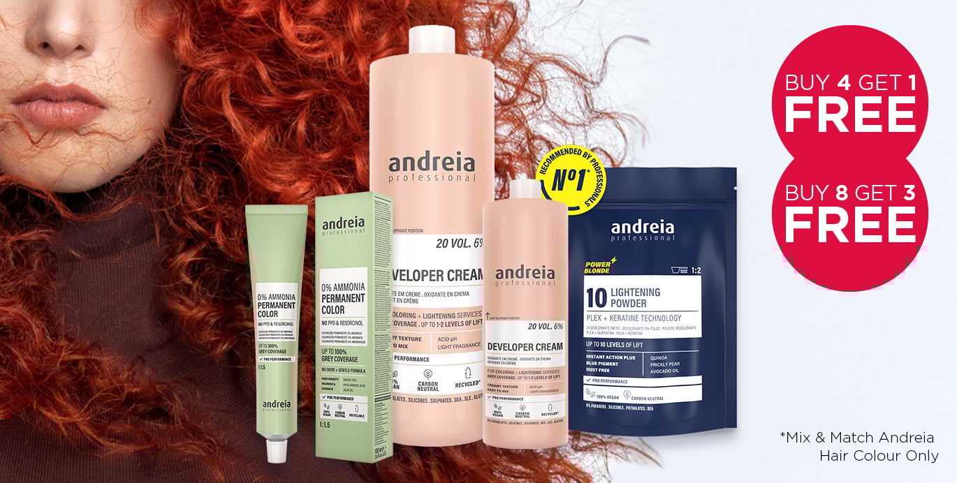 Shop high performance vegan hair dye from Andreia Professional.